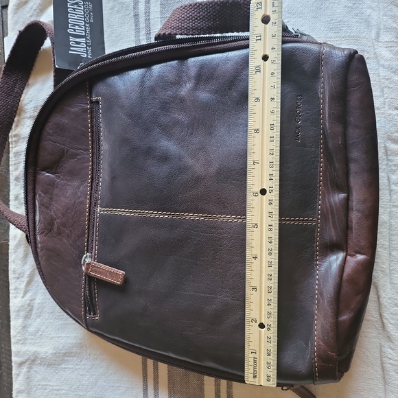 Women\'s Dark Brown Leather Backpack/ Crossbody